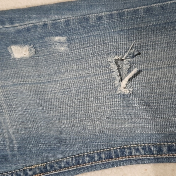 Distressed Jeans  Faded blue Bootcut Amethyst Size 9 - Picture 8 of 14